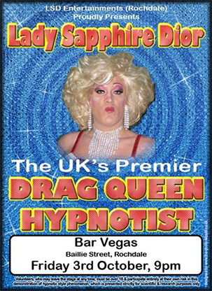 Drag Queen Comedy Stage Hypnosis Course by Jonathan Royle & Lady Sapphire Dior - Mixed Media Download